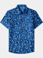 Retro Hawaiian Paisley Short Sleeve Shirt