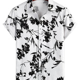 Cotton Casual Shirt with Short Sleeves for Men