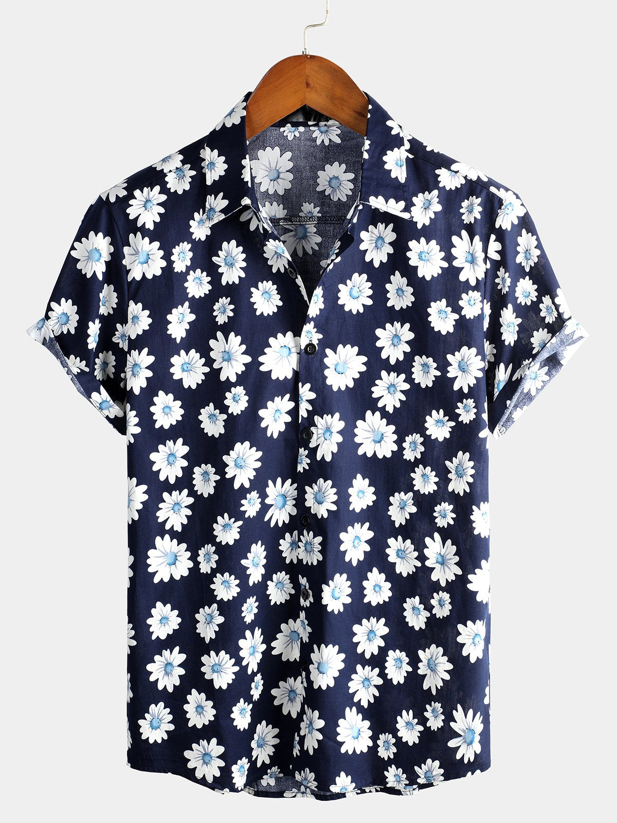 Hawaiian Tropical Floral Print Shirt