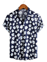 Men's Yellow Hawaiian Short Sleeve Shirt