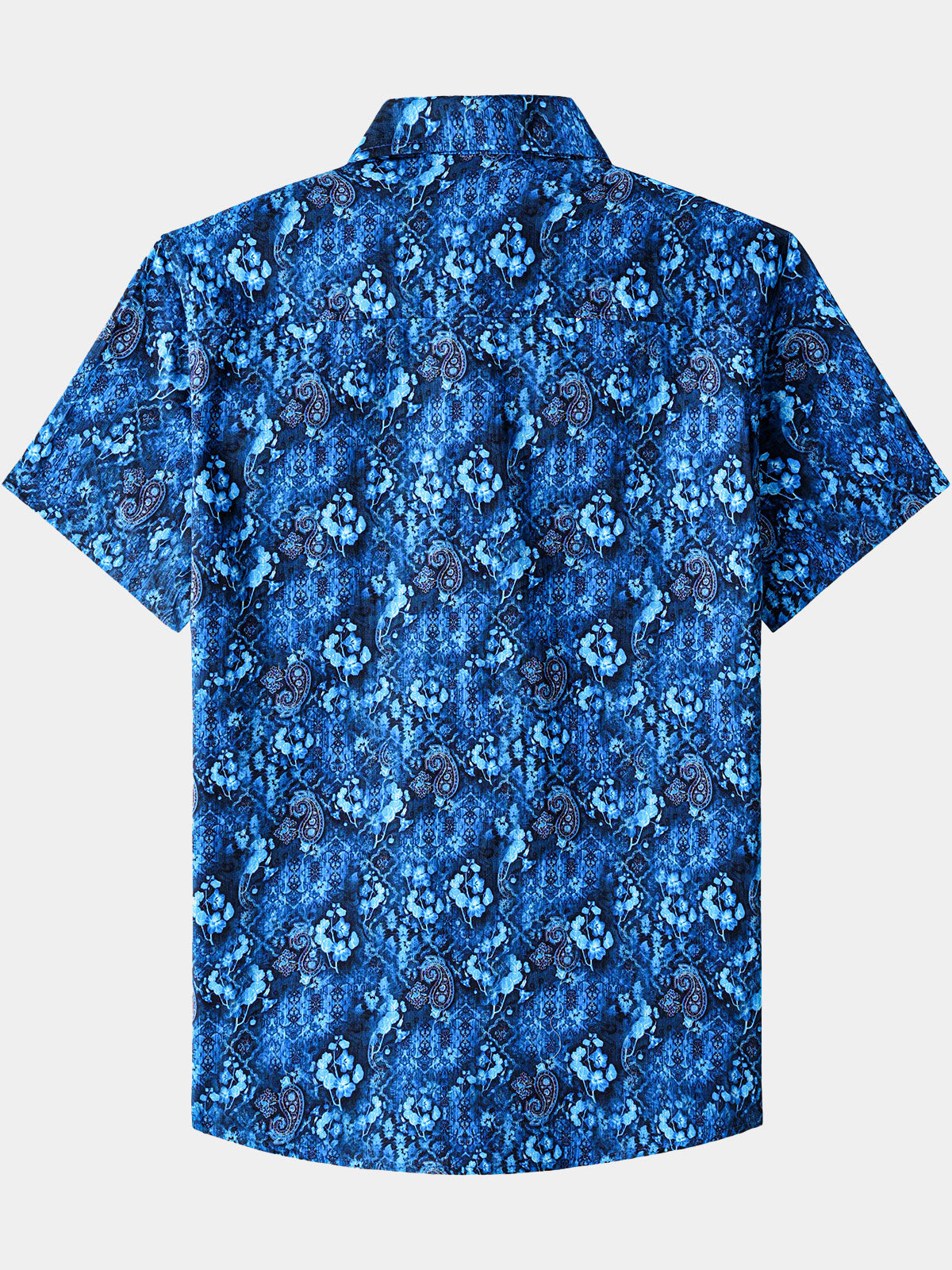 Retro Hawaiian Paisley Short Sleeve Shirt