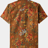 Vintage Floral Short-Sleeve Shirt