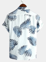 Hawaiian Flower Button-Up Summer Shirt