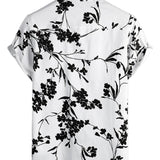 Cotton Casual Shirt with Short Sleeves for Men
