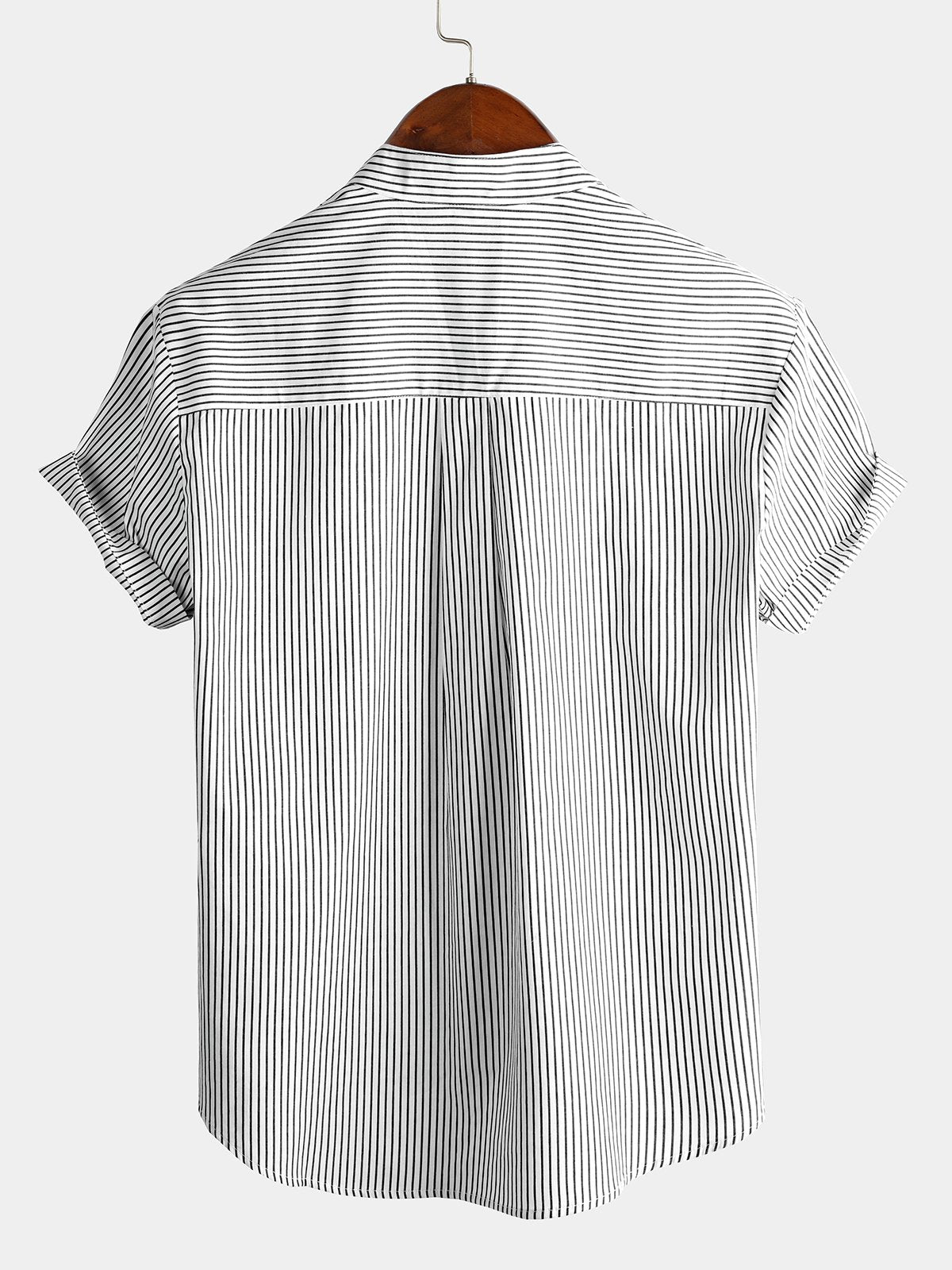 Striped Short-Sleeve Breathable Shirts