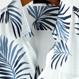 Hawaiian Flower Button-Up Summer Shirt