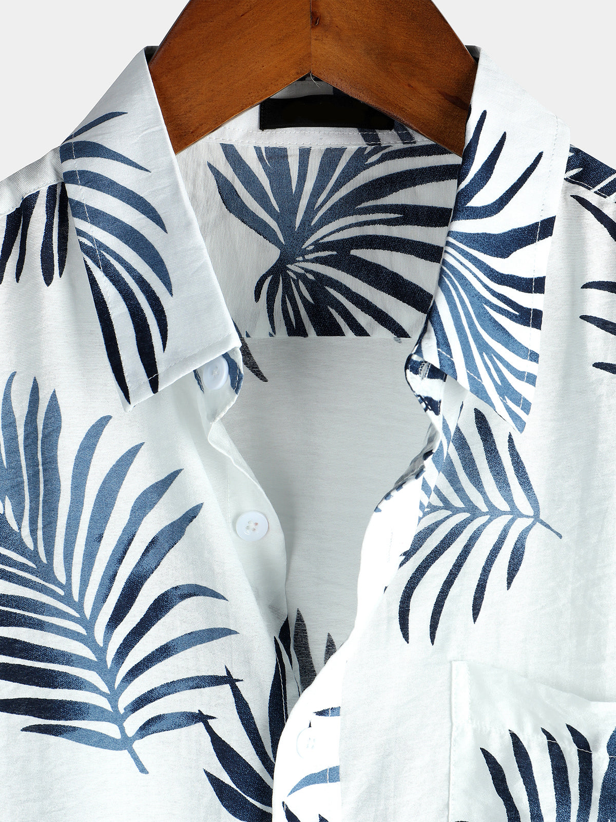 Hawaiian Flower Button-Up Summer Shirt
