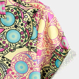 Men's Cotton Short-Sleeve Shirt with Pink Skull