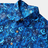 Retro Hawaiian Paisley Short Sleeve Shirt