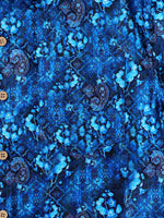 Retro Hawaiian Paisley Short Sleeve Shirt