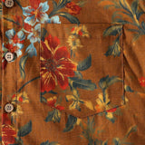 Vintage Floral Short-Sleeve Shirt