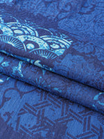 Blue Patchwork Beach Shirt