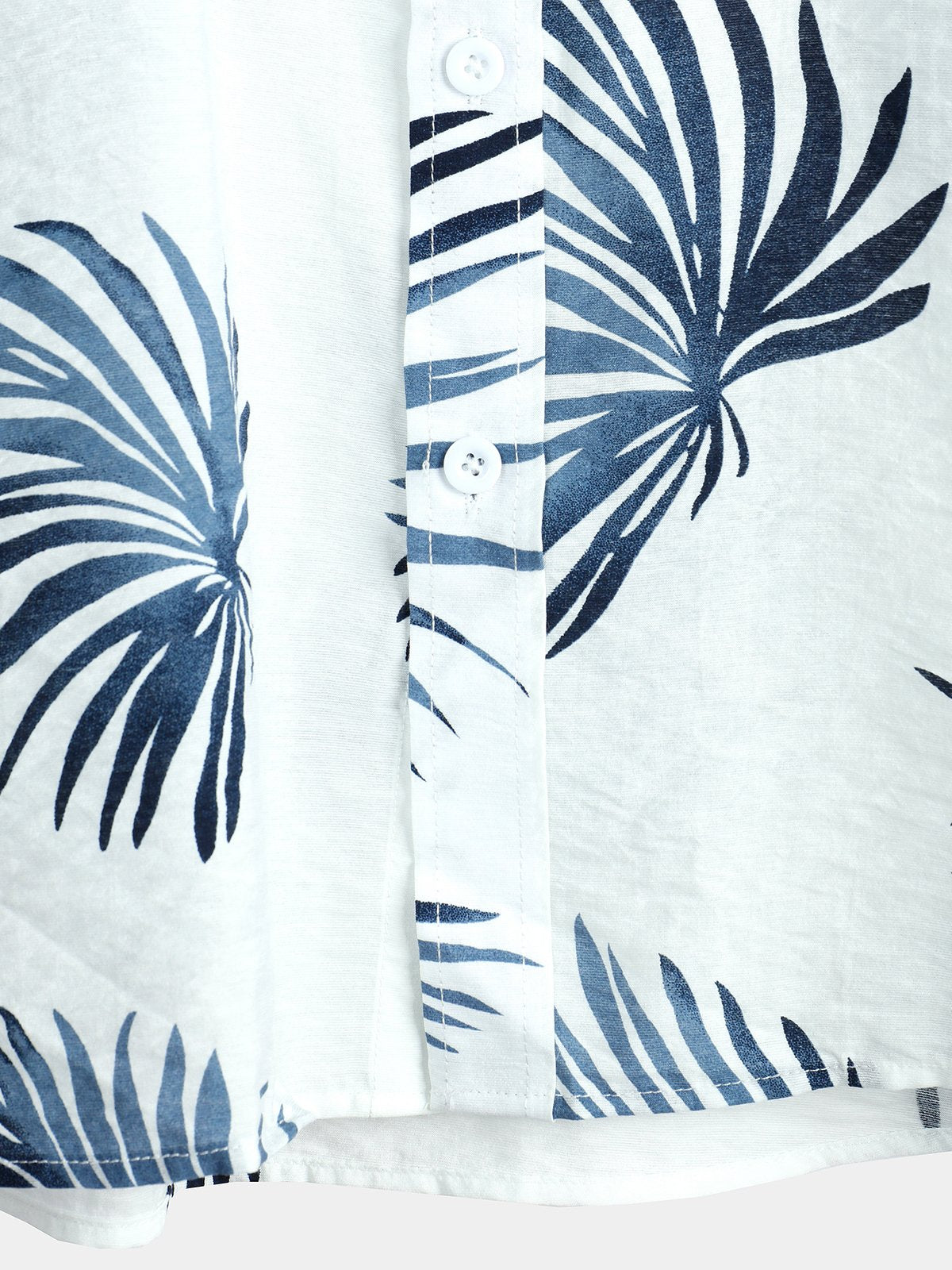 Hawaiian Flower Button-Up Summer Shirt