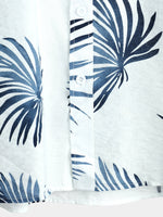 Hawaiian Flower Button-Up Summer Shirt