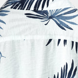 Hawaiian Flower Button-Up Summer Shirt