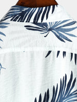 Hawaiian Flower Button-Up Summer Shirt
