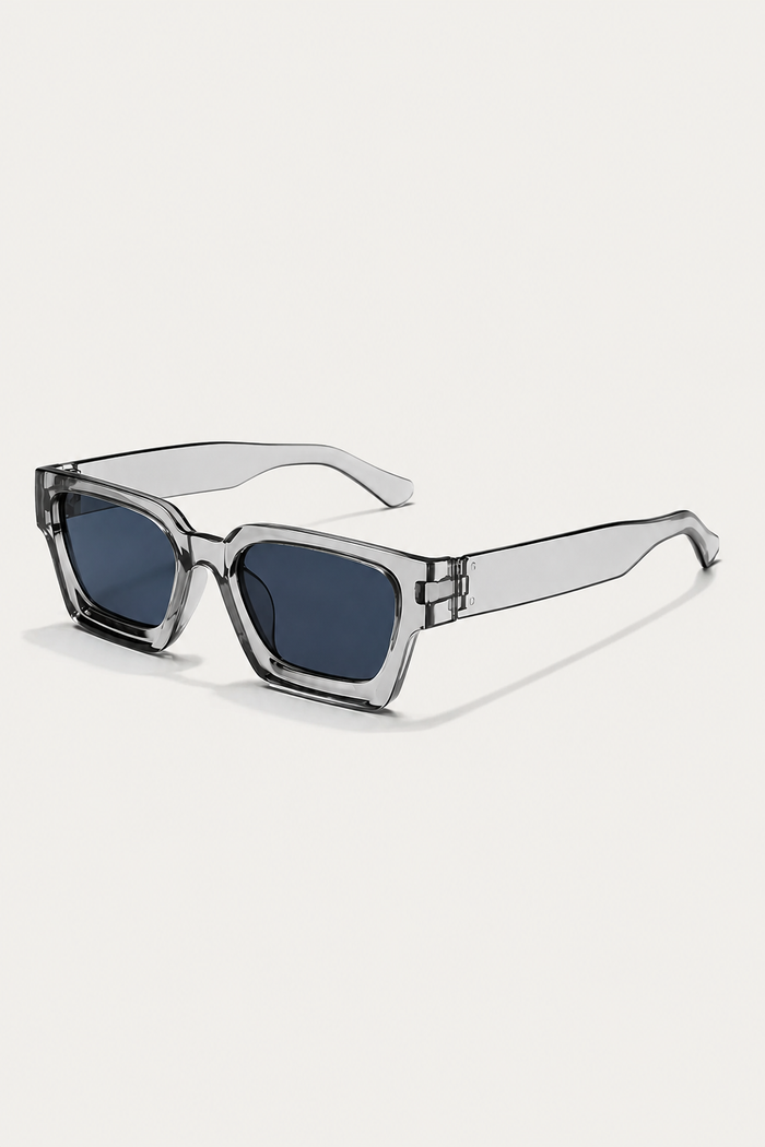Clear Gray Lucent Square