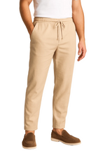 Men's Pants with Drawstring - Beige