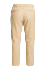 Men's Pants with Drawstring - Beige