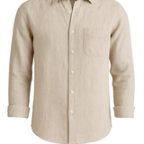 Monaco Linen Shirt – Sand