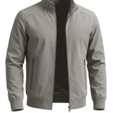 Classic Gray Bomber Jacket