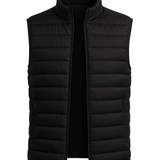 Premium Men's Black Down Vest Atlas