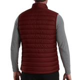 Premium Men's Brick-Colored Down Vest