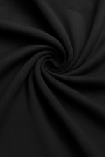 Men's Mercerized Slim-Fit T-shirt in Black Color
