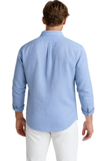 Monaco Linen Shirt – Light Blue