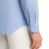 Monaco Linen Shirt – Light Blue