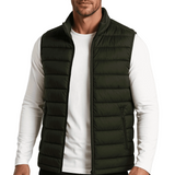 Premium Men's Dark Green Down Vest