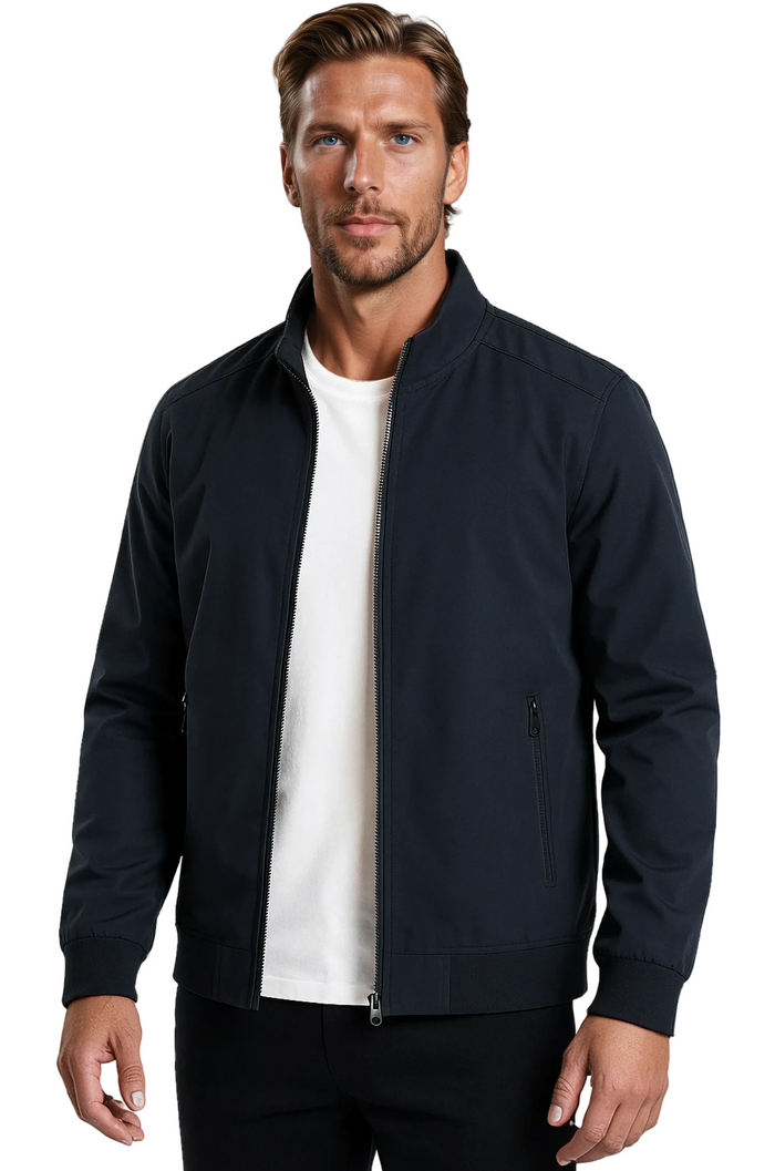 Classic Navy Bomber Jacket