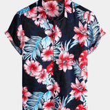 Tropical Floral Hawaiian Shirt