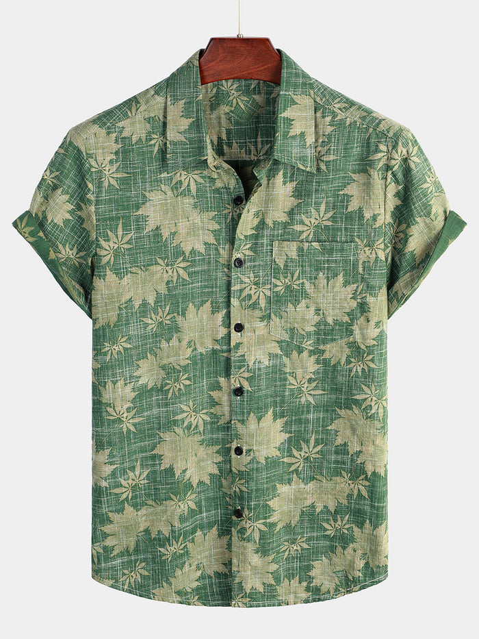 Hawaiian Casual Shirt with Pocket