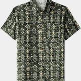 Geometric Short-Sleeve Shirt