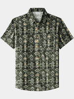 Geometric Short-Sleeve Shirt
