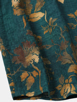 Vintage Green Hawaiian Short Sleeve Shirt