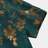 Vintage Green Hawaiian Short Sleeve Shirt