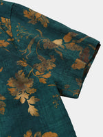 Vintage Green Hawaiian Short Sleeve Shirt