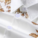 Hawaiian Floral Print Button Casual Collar Short Sleeve Shirt