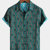 Green Vintage Floral Shirt
