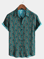 Green Vintage Floral Shirt