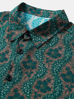 Green Vintage Floral Shirt