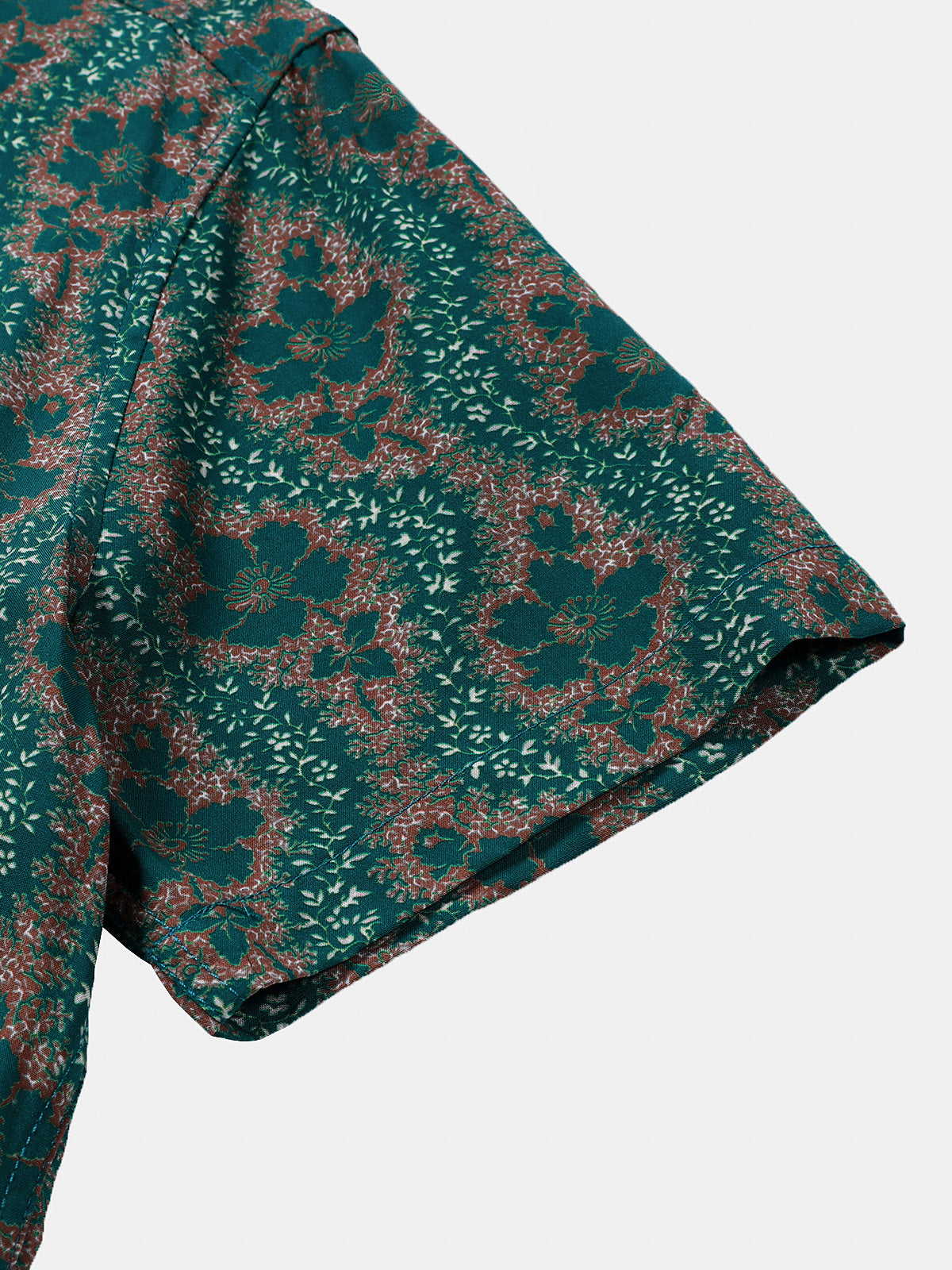 Green Vintage Floral Shirt