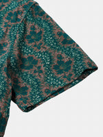 Green Vintage Floral Shirt