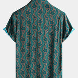 Green Vintage Floral Shirt