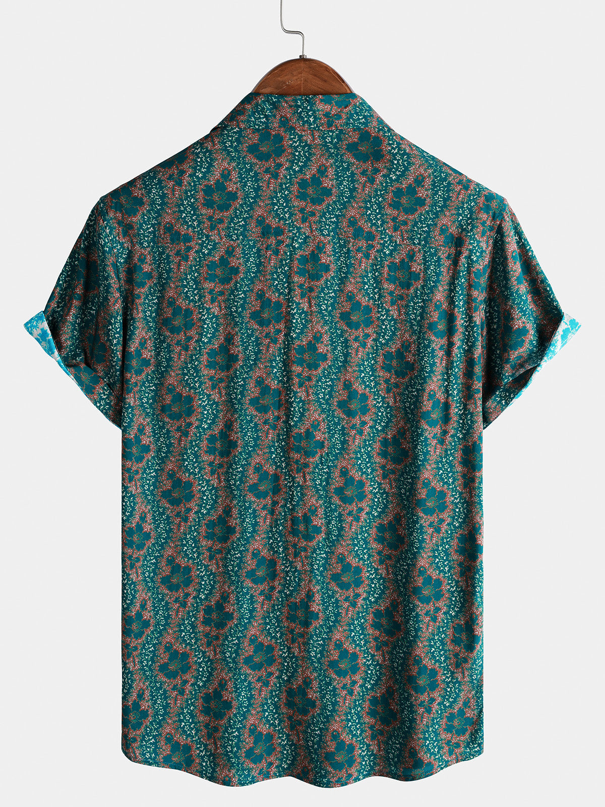 Green Vintage Floral Shirt