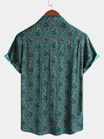 Green Vintage Floral Shirt