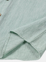 Comfort Sport Solid Green Short Sleeve Shirt
