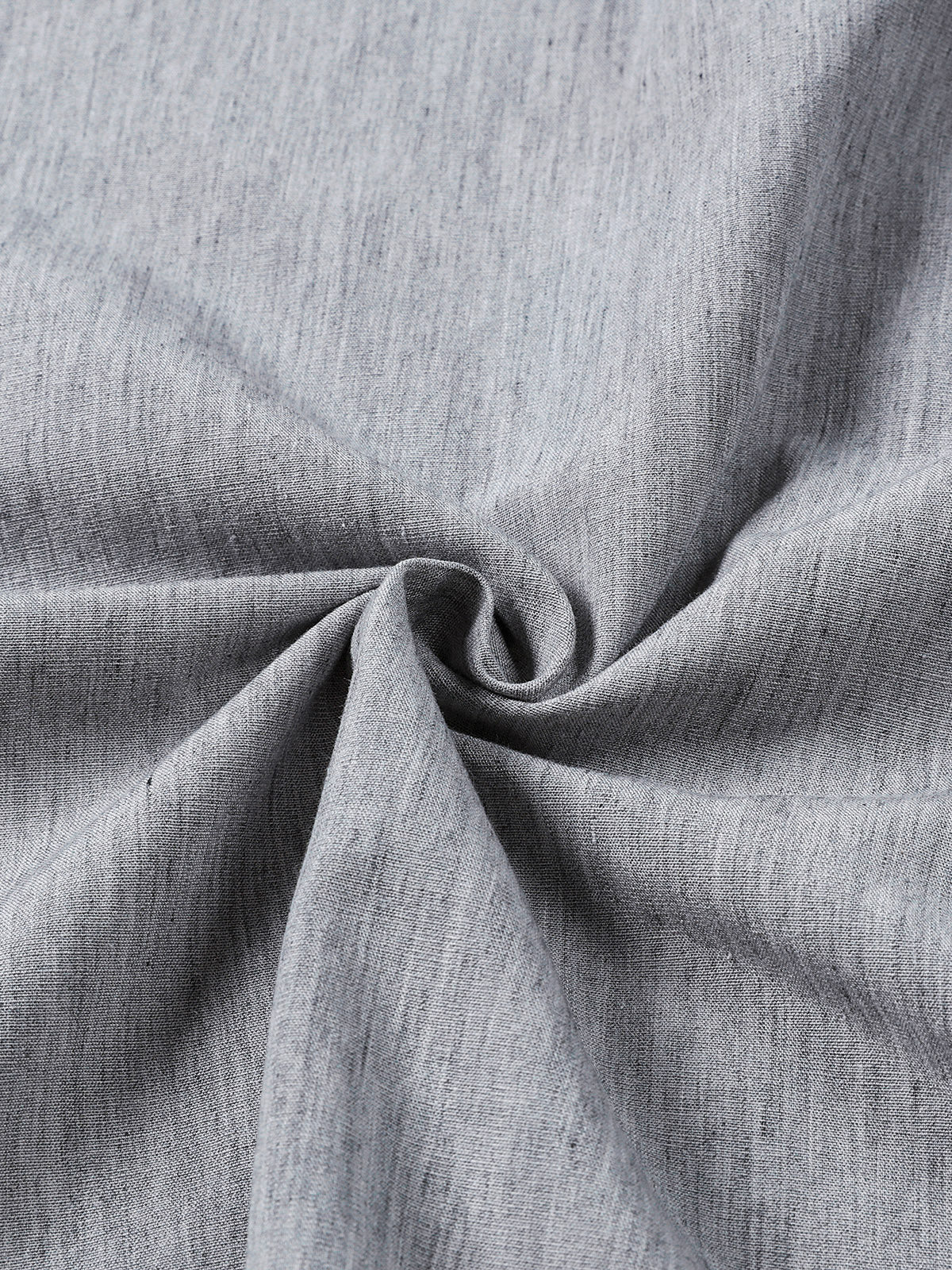 Comfort Sport Casual Solid Grey Short Sleeve Shirt